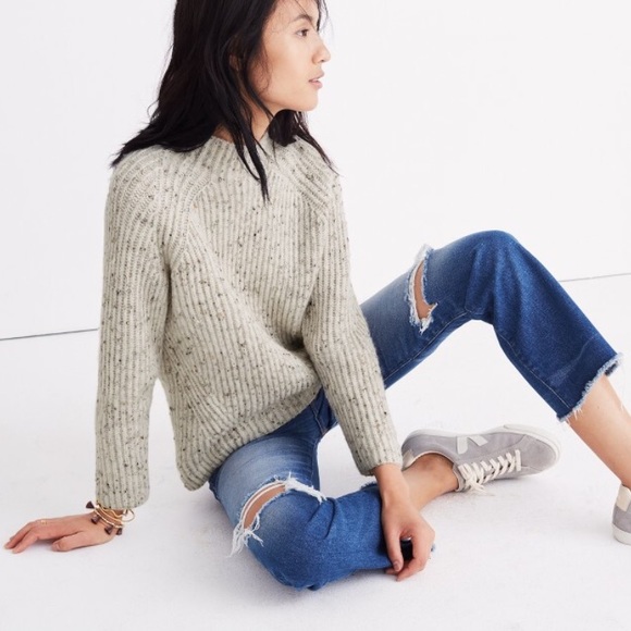 Madewell Sweaters - Madewell Donegal Northfield Mockneck Sweater